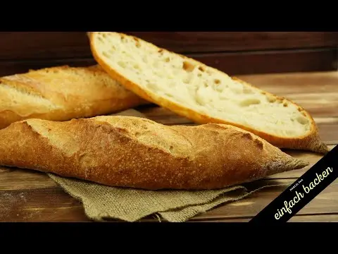 Goldener Baguette Art