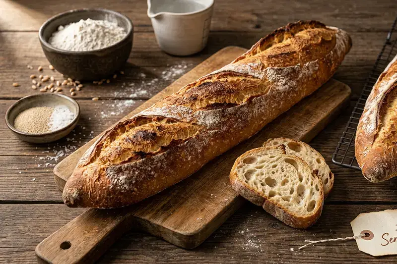 Goldener Baguette