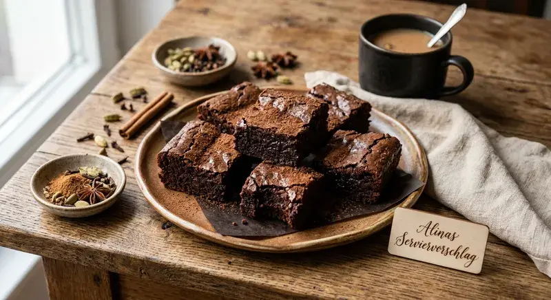 Goldener Brownie nach Hausfrauen-Art
