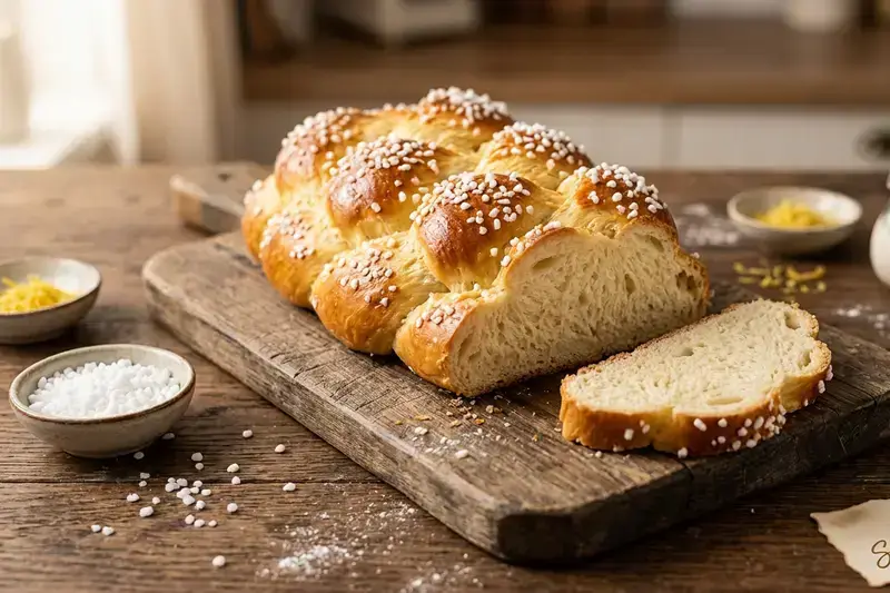 Goldener Hefezopf