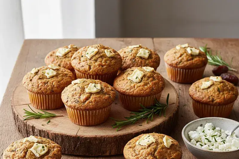 Goldener Käse-Muffin fürs Kaffeekränzchen