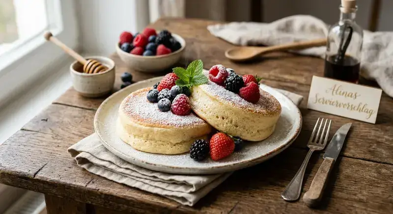 Goldener Pfannkuchen mit Suchtfaktor
