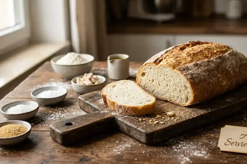 Goldenes Brot nach Hausfrauen-Art