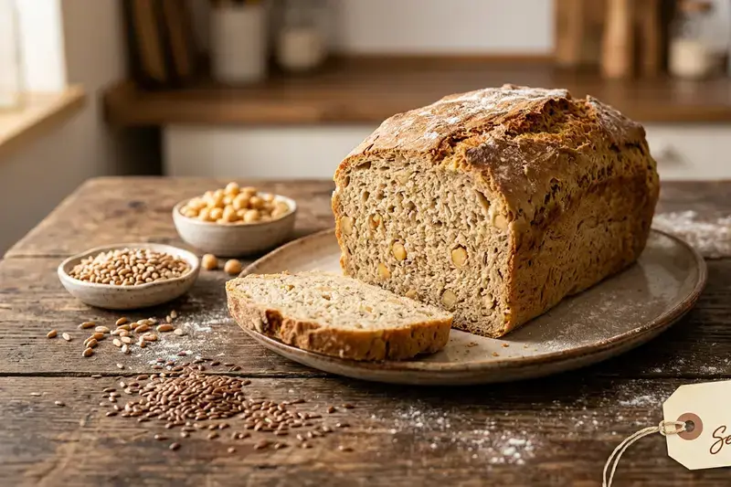 Goldenes Dinkel-Brot aus dem Backery-Ofen