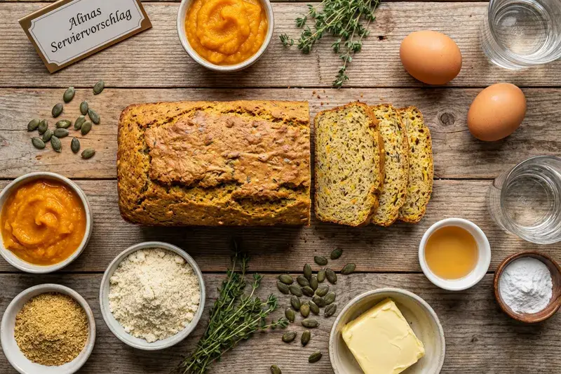 Goldenes Kürbis-Brot mit Suchtfaktor