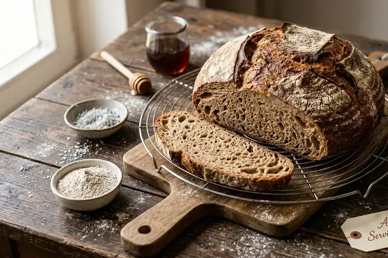 Goldenes Sauerteig-Brot