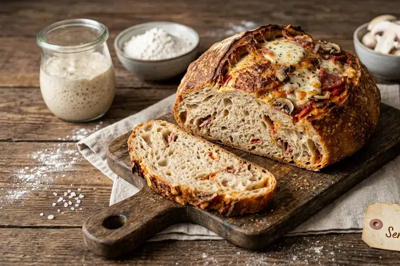Goldenes Sauerteig-Brot