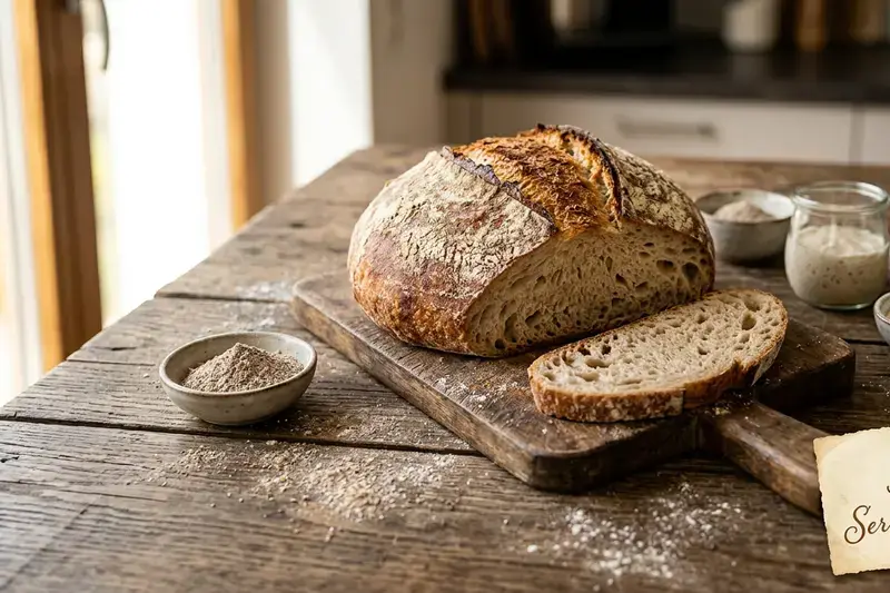 Goldenes Sauerteig-Brot zum Verlieben