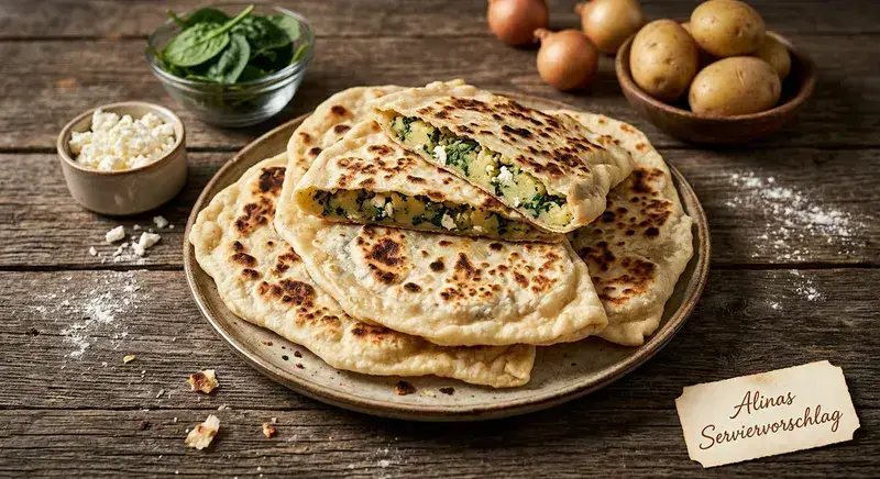 Gözleme Knusprige Teigtaschen Füllung