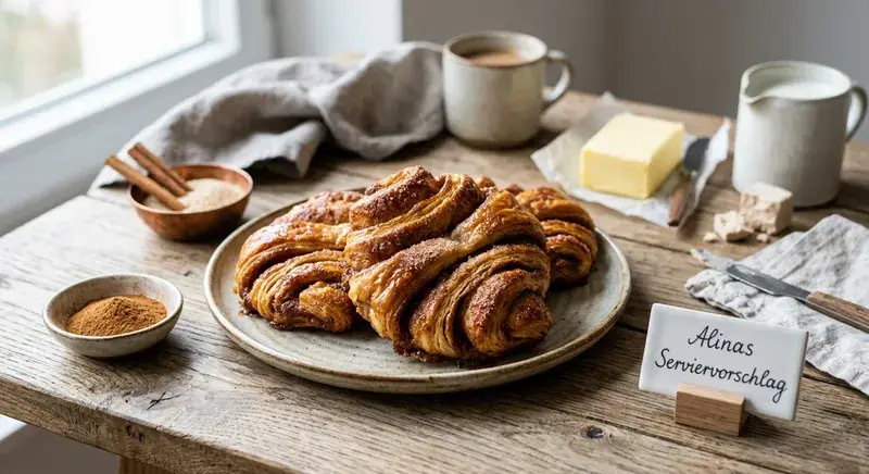 Hausgemachte Brötchen fürs Kaffeekränzchen