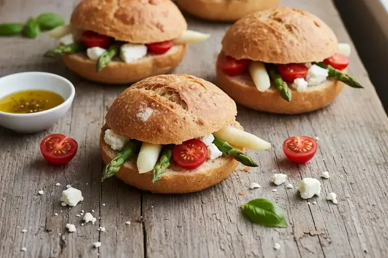 Hausgemachte Kirsch Brötchen
