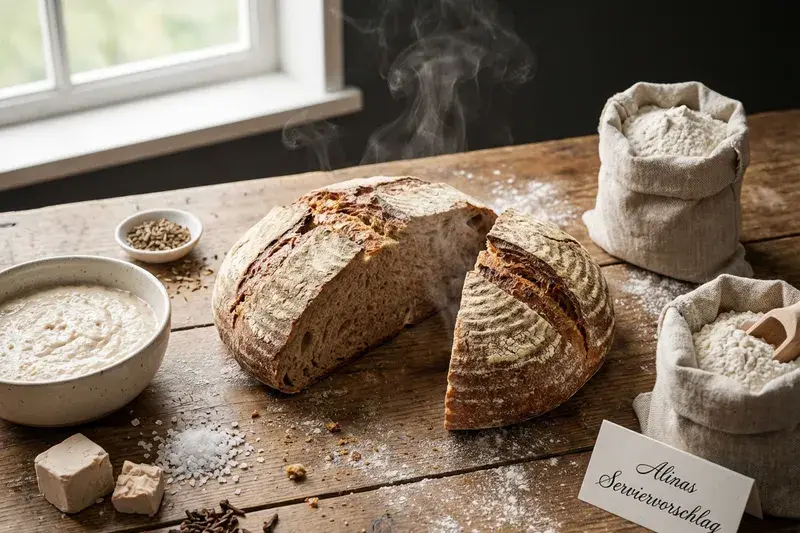 Hausgemachtes Brot in Bestform