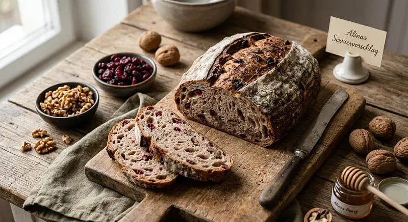 Hausgemachtes Nuss-Brot wie früher