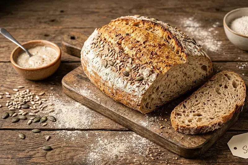 Hausgemachtes Vollkorn Brot