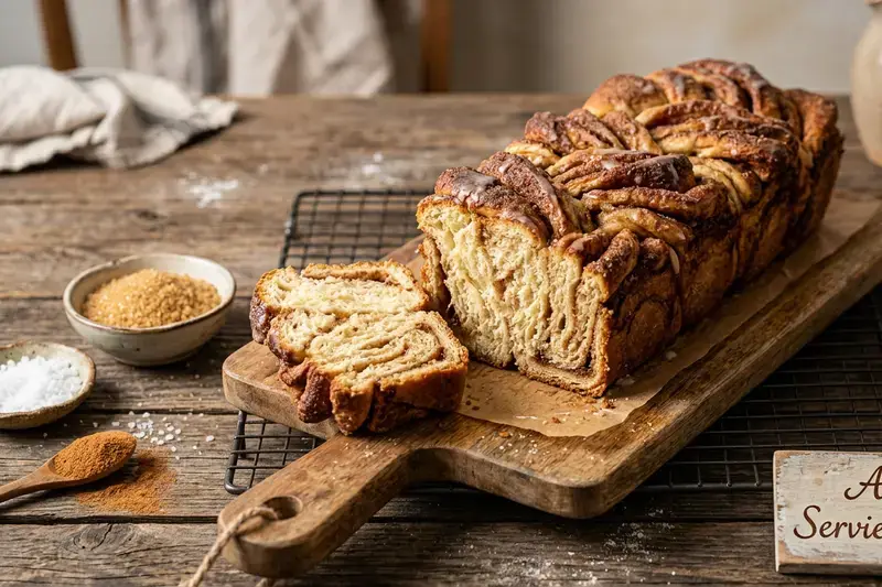 Hausgemachtes Zimt-Brot wie früher