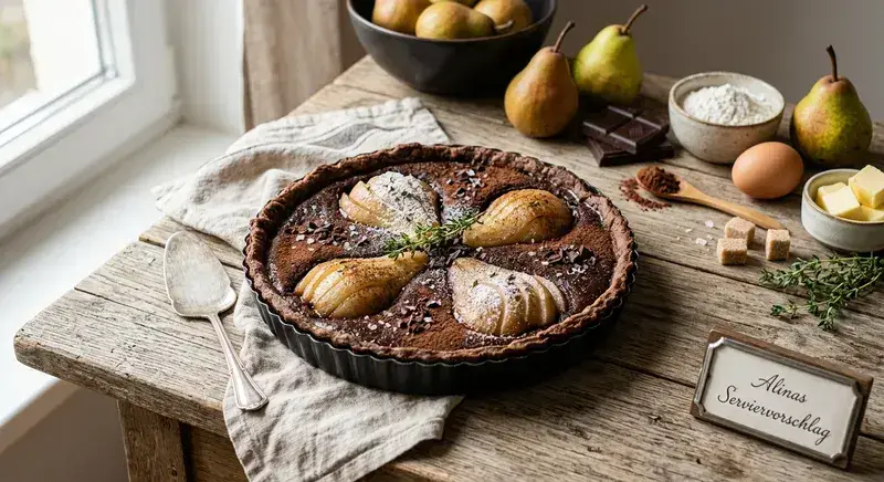 Herzhafte Birnen-Tarte wie früher