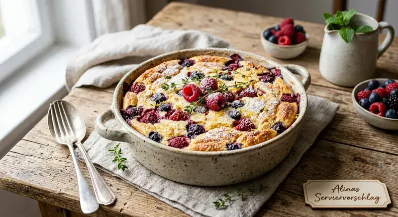 Herzhafter Beeren-Auflauf mit Suchtfaktor