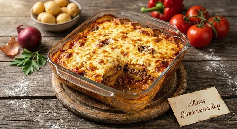 Herzhafter Käse-Auflauf