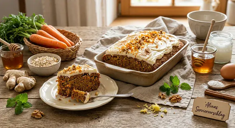 Karotten Ingwer Kuchen