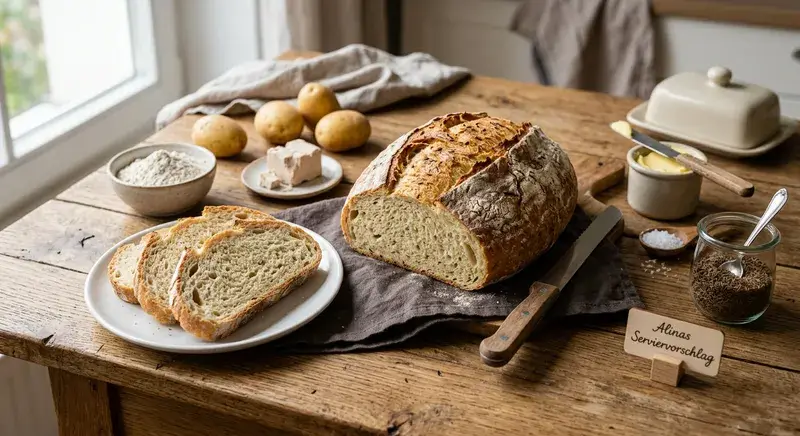 Würziges Brot in Bestform
