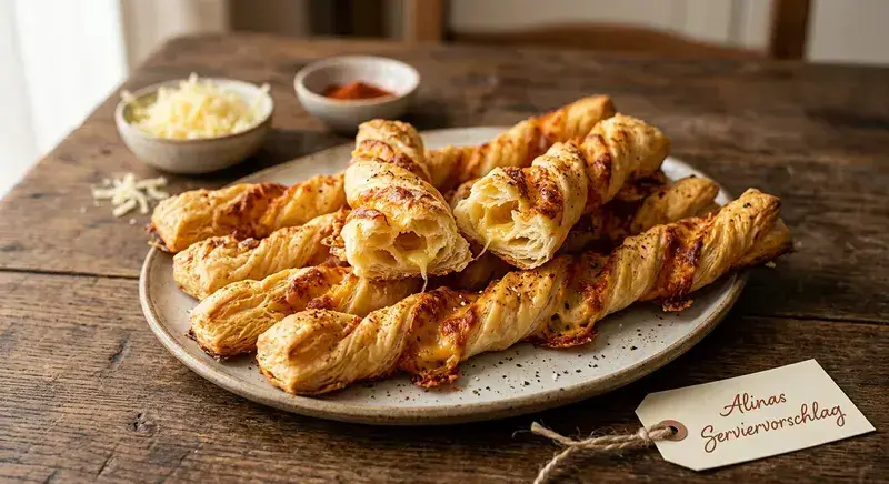 Käsestangen aus Blätterteig Selber Machen Fingerfood & Partysnacks