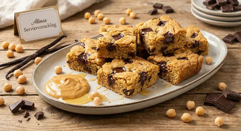Kichererbsen Blondies