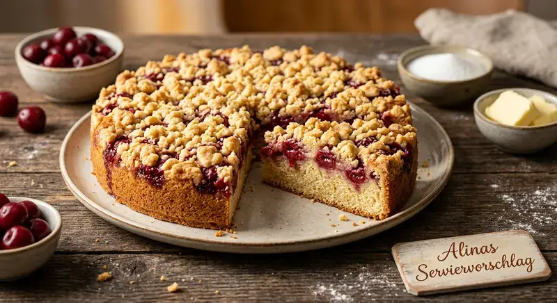 Kirsch Streusel Kuchen BakeClub
