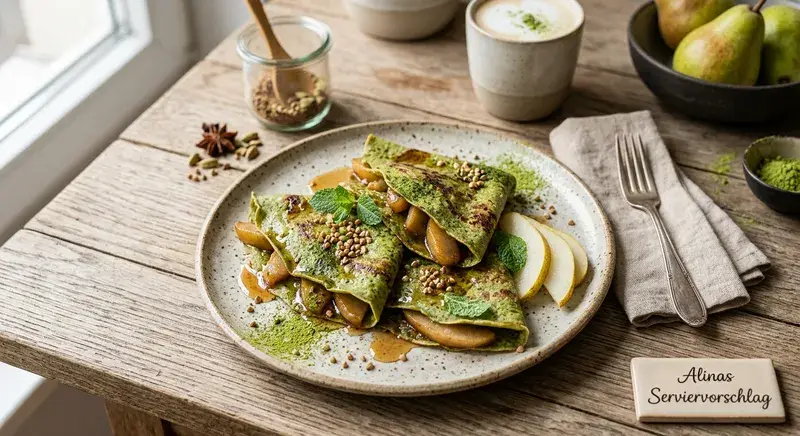 Klassische Birnen-Crêpes fürs Kaffeekränzchen