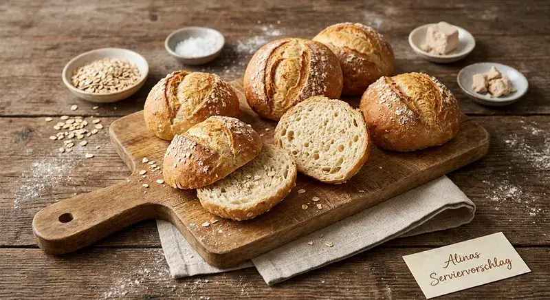 Klassische Brötchen zum Verlieben