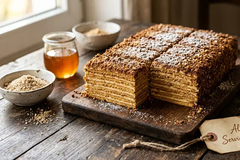 Klassische Honig-Torte