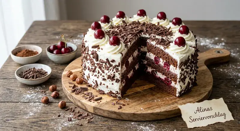 Klassische Kirsch-Torte