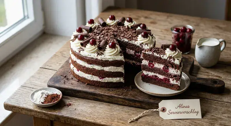 Klassische Kirsch-Torte