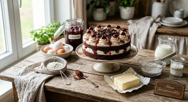 Klassische Kirsch-Torte