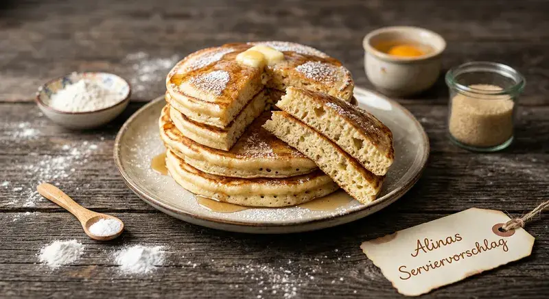 Klassische Pancakes