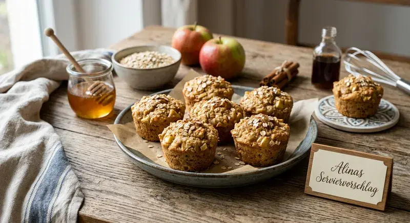 Klassischer Apfel-Muffin nach Hausfrauen-Art