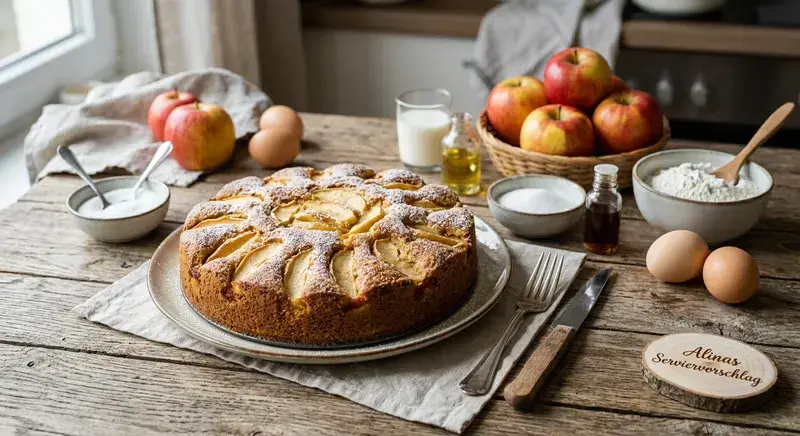 Klassischer Apfelkuchen aus dem Backery-Ofen