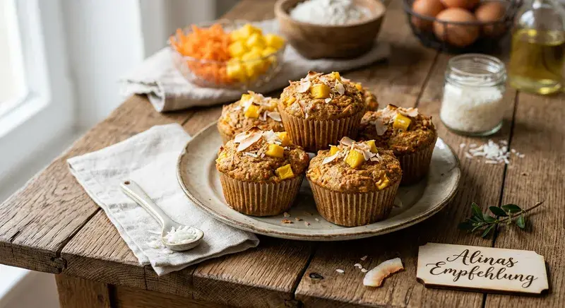 Klassischer Karotten Muffin