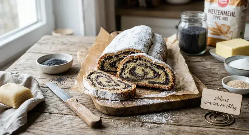 Klassischer Mohn-Stollen zum Verlieben