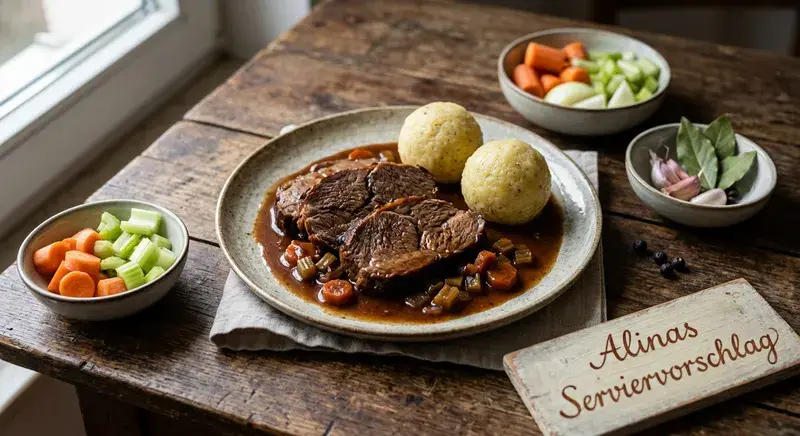 Klassischer Rinderschmorbraten Sosse