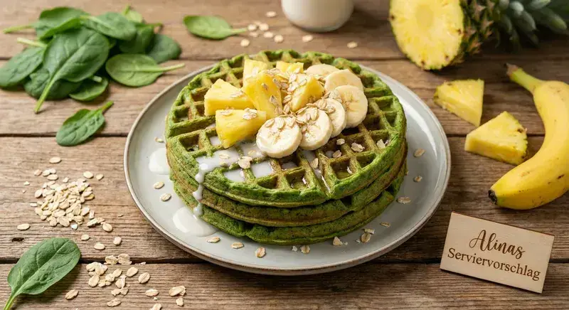 Klassischer Waffel frisch gebacken