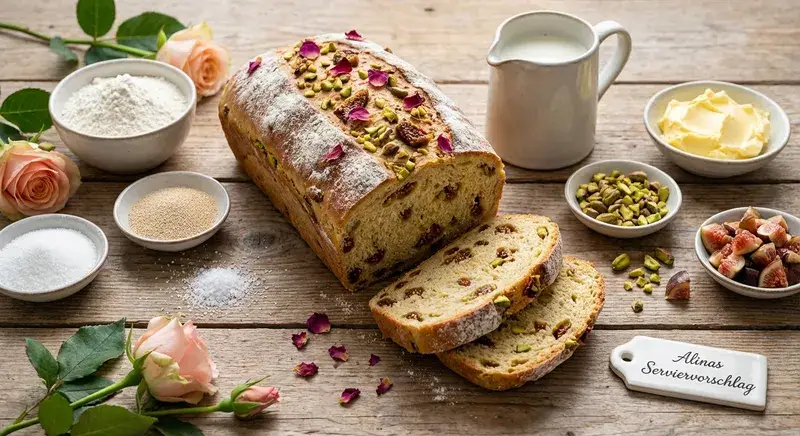 Klassisches Pistazien Brot