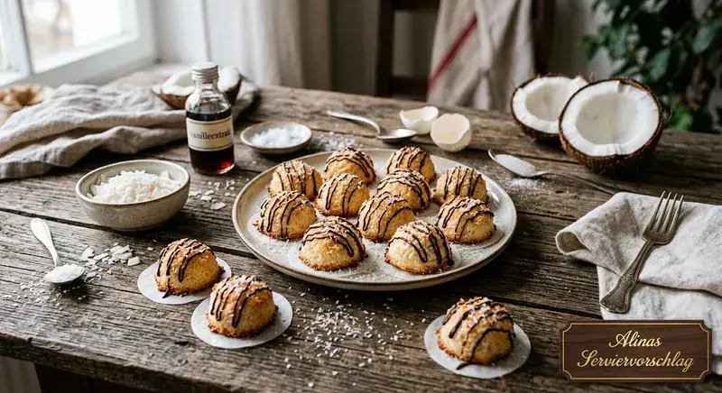 Knusprige Kokos-Makronen in Bestform