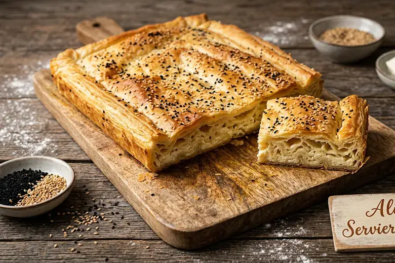 Knuspriger Käse Börek aus dem Backofen