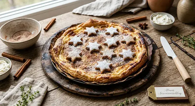 Knuspriger Zimt Flammkuchen