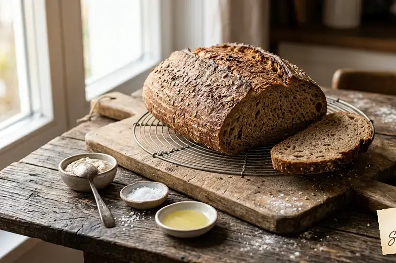 Knuspriges Dinkel-Brot fürs Kaffeekränzchen