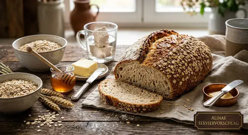Knuspriges Hafer-Brot in Bestform