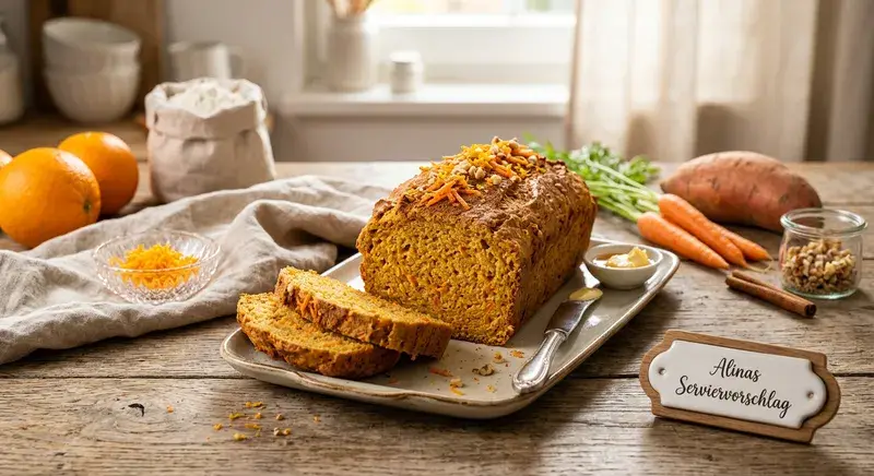 Knuspriges Karotten-Brot fürs Kaffeekränzchen
