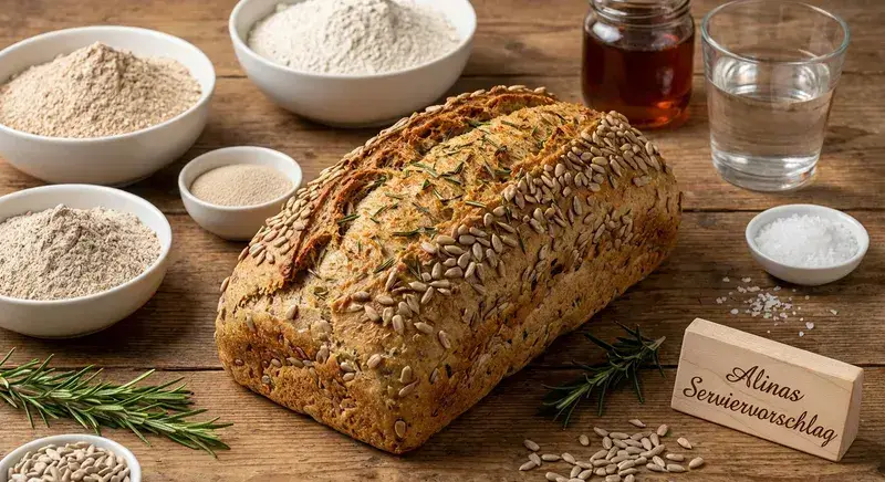 Knuspriges Vollkorn-Brot nach Hausfrauen-Art