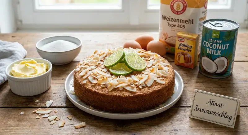 Kokos Limetten Kuchen