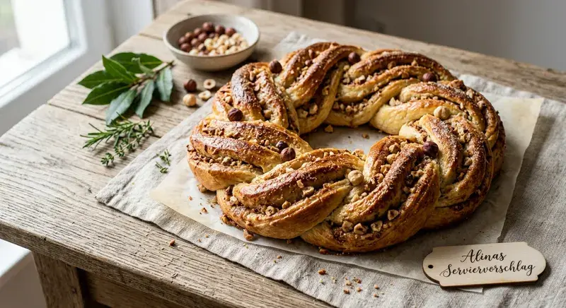 Kranz der Eintracht Nuss-Marzipan-Glücksbrot